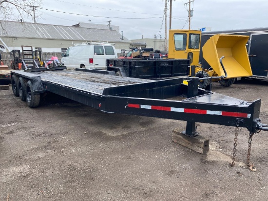 21 ft x 6.5 ft Tri Axle Equipment Trailer