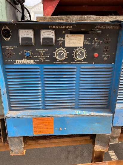 Miller Pulstar 450 DC Arc Welder Power Source
