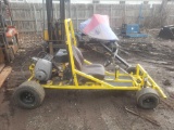 Very fast go kart runs and drives