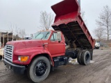 1998 Ford F800 Single Axle Dump Truck