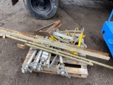 Pallet load of Roof Jacks, Load Bars, Scaffold pieces