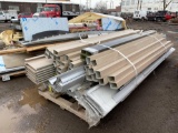 Large Pallet Load of Assorted Gutters and Soffit