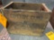 Cotton Club wooden divided crate