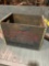 Cotton Club wooden crate