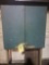 Vintage heavy duty hanging cabinet and contents