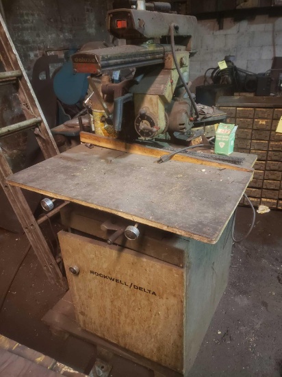 rockwell delta deluxe 105 radial arm saw