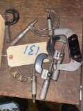 Lot of assorted micrometers
