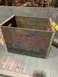 Cotton Club wooden crate