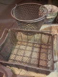 2 vintage baskets