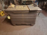 Steel 48 inch x 34 inch x 28 inch tall container