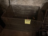 Collapsible metal crate