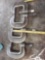 4 smaller heavy duty c clamps Armstrong and JH Williams All same size