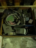 Pallet of misc controls and components