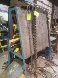 HD A frame 5' wide/6' tall. Used for hanging chains; no contents