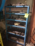 6 tier shelf with tooling and contents for Betts slotter