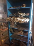 7 tier shelf loaded with welding, lw 700 stud welder and more see pics