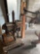 Vintage drill press on vintage scale