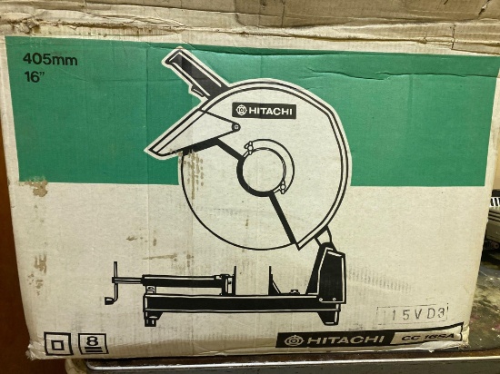 New in Box, Hitachi CC 16SA, 16 in Cut Off Saw