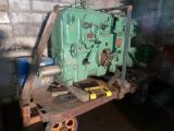 G & L 6 in Head for Horizontal Boring Mill on Steel Cart