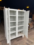 72in x 48in wide x 18 in deep steel storage cabinet.