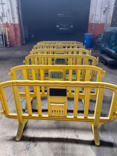 (6) Plastic Sections Of Safety Gating.