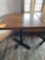 36 in x 36 in x 36 in wooden top restaurant table