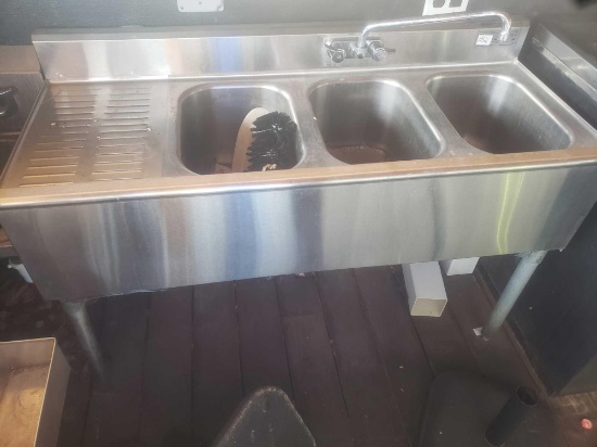 Eagle Group 3 Bay Stainless Sink