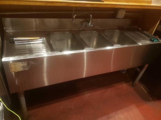 Eagle Group Stainless 3 Bay sink