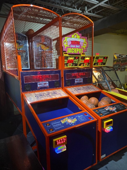 Skee Ball Inc Super Shot Pop-A-Shot Basketball Game (Left Side)