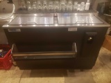 Stainless norlake advantedge Edge cooler L 50in x W 27in x H 33in comes with attached bottle opener