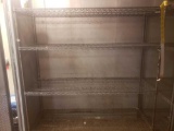 4 tier shelves L 72in x W 24in x H 75in no contents