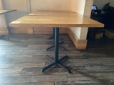 (1) 48 in x 30 in Wood Top Restaurant Table-36 in high