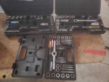 2 socket sets and tap and die set