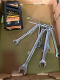 Lot of new drill bits and wrenches