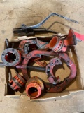 Lot of Ridgid Thread Heads and pipe cutters