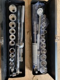 (2) New Pittsburgh 1/2 in Socket Sets