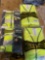 (8) OccuNomix High Viz Class 2 Vests (2-3X) and (10) OccuNomix Cloth Safety Vests (Lg)