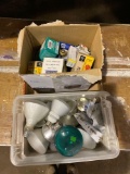 Box load of assorted bulbs