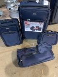5 piece tag suitcase set