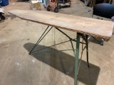 Vintage wood/metal ironing board