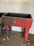 Steel parts washer bin