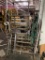 2 racks with assorted band recut spindles, racks included