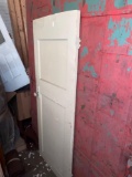 Painted vintage wood door