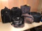 Large camera bag, 3 suitcases & 3 overnight bags