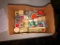 Box of Antique Sewing Needles and items