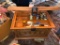 Vintage Sewing Box with Kenmore Buttonhole Attachment Kit