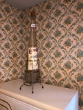 Antique Liquore ???????Galliano Bottle with Spigot & Stand