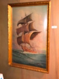 Huge Andre's Orpinas Spanish Caravelle Painting