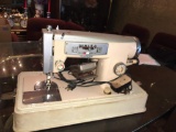 Vintage White Sewing Machine