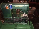 Green Vintage Elna Sewing Machine